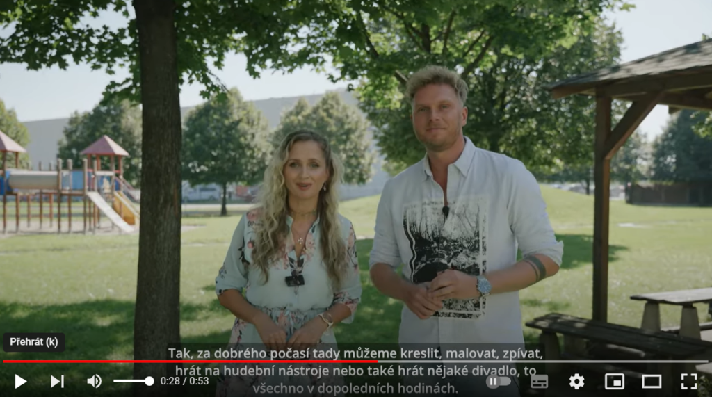upoutávka na projekt - ředitel školy a p. učitelka